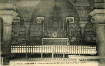"2. - Corrèze. - Aubazine. - Abbaye Cistercienne du XIIe siècle - Salle Capitulaire - L'Autel".