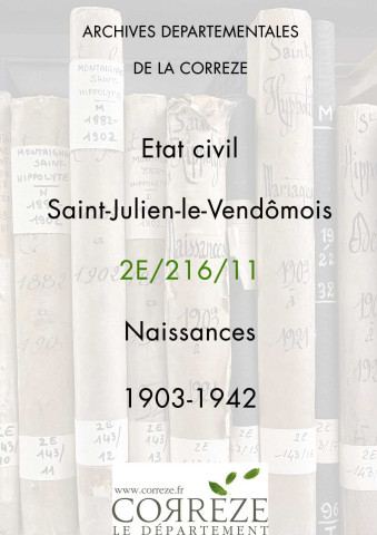 Naissances (1903-1942).