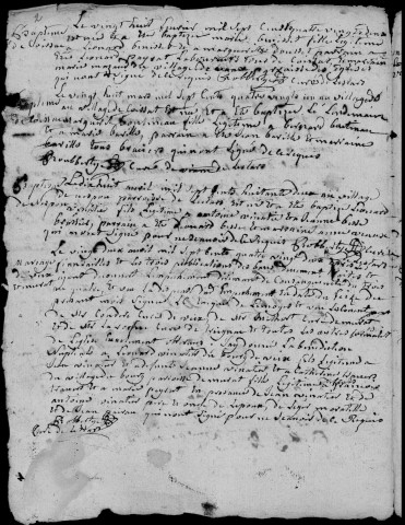 Baptêmes, mariages, sépultures puis naissances, mariages, décès (1782-1801)