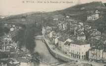 Tulle : "48. Tulle - Pont de la Bascule et les quais".