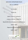 Répertoire chronologique et alphabétique