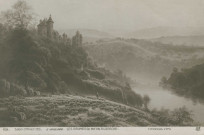 Uzerche : "1739 - Salon d'hiver - G. Anglade - Les brumes du matin à Uzerche".