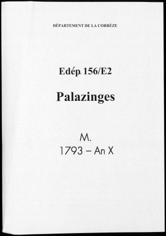 Mariages (1798-1802)