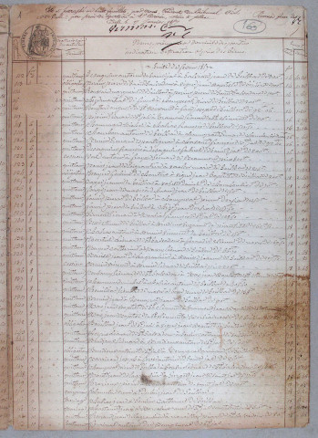 Répertoire chronologique : 4 février 1857-31 janvier 1872