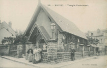 Brive-la-Gaillarde : "28. - Brive. - Temple protestant".