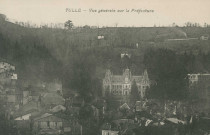 Tulle : "Tulle - Vue générale sur la préfecture".
