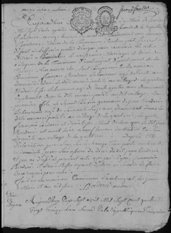 Décès (1793-1802)
