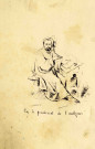 Portrait en pied d'Oscar Lacombe, polygraphe, archiviste départemental et magistrat.