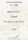 État général des fonds. 1754