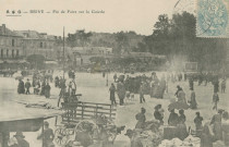 Brive-la-Gaillarde : "- Brive - Fin de la foire sur la Guierle".