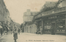 Tulle : "33. - Tulle. - Rue nationale - Dépôt de la "Dépêche"".