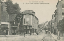 Tulle : "La Corrèze illustrée - 6 Tulle - Avenue Victor-Hugo, côté des Carmélites".