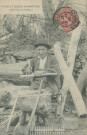 Folklore : "Types et scènes champêtres. - Fabricant de râteaux".