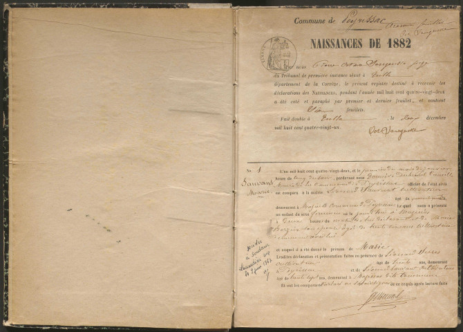 Naissances (1882-1902)