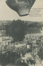 Beaulieu-sur-Dordogne : "La Corrèze illustrée - 93. Beaulieu - Départ du Sylphe monté par le capitaine Cassoura, 6 septembre 1908".