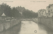 Tulle : "La Corrèze illustrée - 11 Tulle - Les quais et la Corrèze".