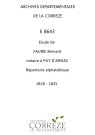 A à V. (1818-1835)