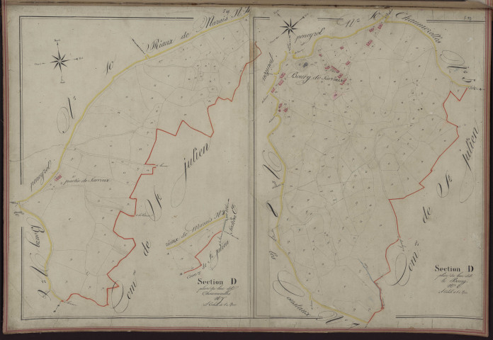 Sections D5-D6 de Chaumezelles et du Bourg