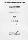 Mariages (1849-1868)