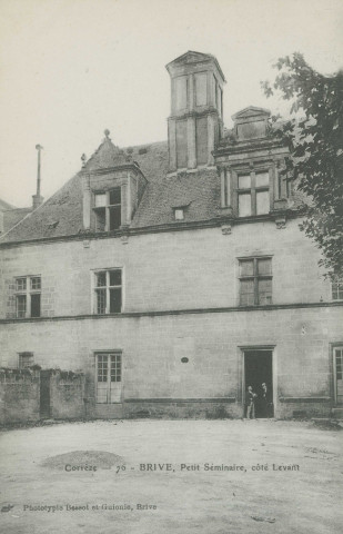 Brive-la-Gaillarde : "Corrèze - 76 - Brive, petit séminaire, côté Levant".