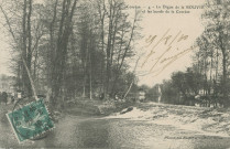 Brive-la-Gaillarde : "Corrèze - 4 - La digue de la Bouvie et les bords de la Corrèze".