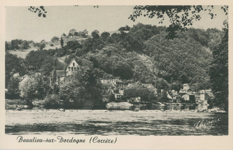 Beaulieu-sur-Dordogne : "Beaulieu-sur-Dordogne (Corrèze) - 5354 - Vieux quartier sur les bords de la Dordogne".