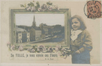 Tulle : "De Tulle, je vous envoie des fleurs". Portrait romantique d'enfant.