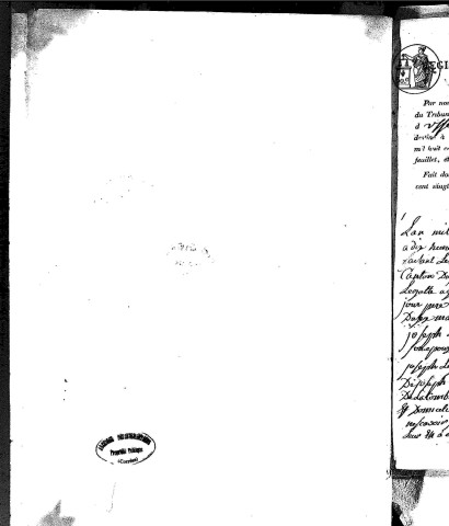 Naissances, mariages, décès (1823-1832)