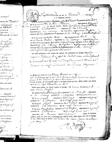 Mariages (1803-1825)
