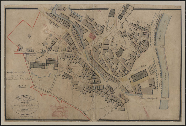 Section 3 du plan géométrique de la ville
