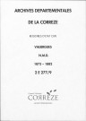 Naissances, mariages, décès (1873-1882)
