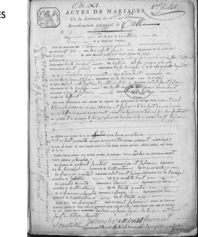 Mariages (1803-1848)
