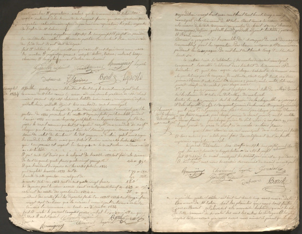 Délibérations du conseil municipal. 29 mars 1835-25 décembre 1837