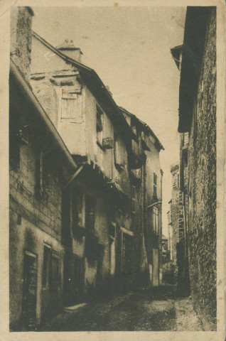 Uzerche : "113. - Uzerche (Corrèze) - La rue Saint-Nicolas".