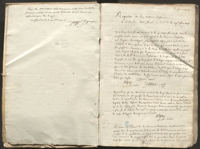 Délibérations du conseil municipal. 20 mai 1800-6 janvier 1838