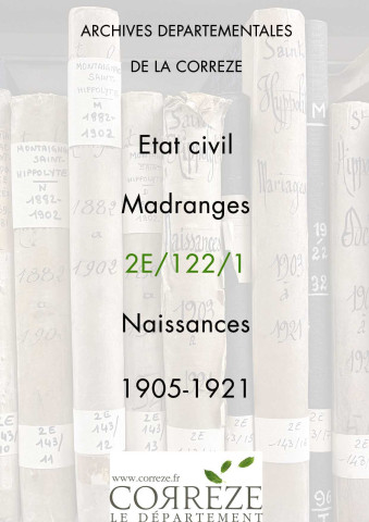 Naissances (1905-1921).