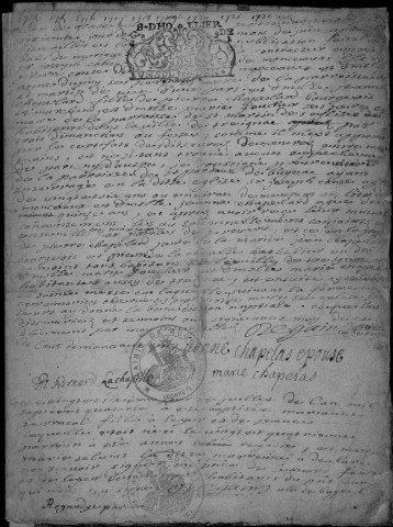 Baptêmes, mariages, sépultures (1714-1772)