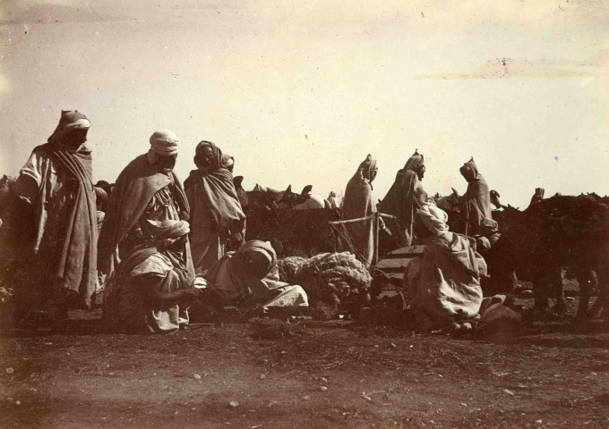 Forgerons arabes, ferrage des chevaux.