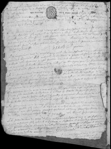 Baptêmes, mariages, sépultures (1675-1733)
