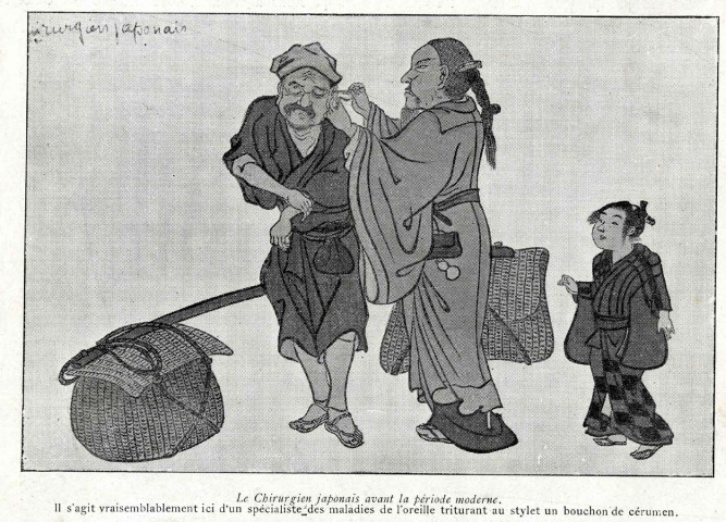 "Le chirurgien japonais avant la période moderne".