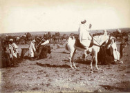 Caravane des arabes Cheraga se rendant dans le Tell.