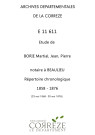 Répertoire chronologique : 23 mai 1868-30 mai 1876.