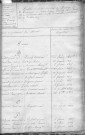 Tables décennales des mariages (1813-1822)