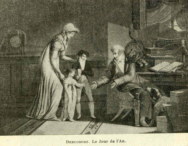"Debucourt. Le Jour de l'An".