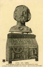 "Corrèze. - 244. - Gimel. Buste reliquaire en argent du chef de St-Dumine (XVe siècle) et châsse émaillée de St Etienne (XIIIe siècle)".