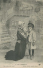Folklore (scènes de) : "1. En Corrèze - Allons souffle, souffle donc !". texte en limousin.