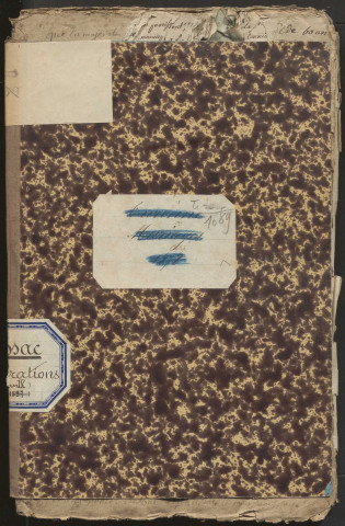 Délibérations du conseil municipal. 3 décembre 1790-1er juin 1801