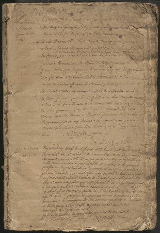 Délibérations du conseil municipal. 28 février 1808-20 décembre 1821