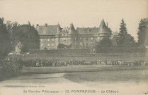 Arnac-Pompadour : "La Corrèze pittoresque - 12 - Pompadour - le château".