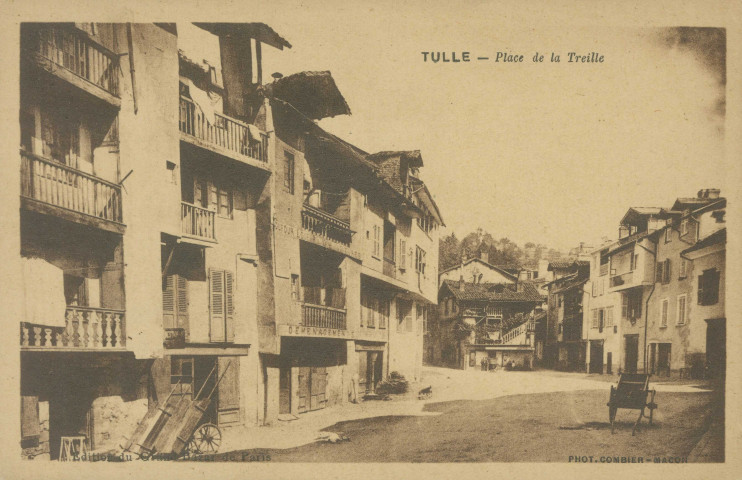 Tulle : "Tulle - Place de la Treille".